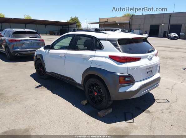 KM8K63A5XMU678722 2021 HYUNDAI KONA Белый Задняя левая четверть
