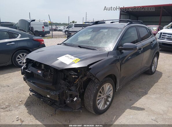 KM8K6CAA0MU736432 2021 HYUNDAI KONA Gray Դիմացի տեսք