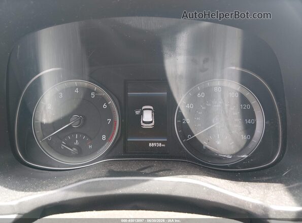 KM8K6CAA0MU736432 2021 HYUNDAI KONA Gray Հետևի նստատեղերի տեսք
