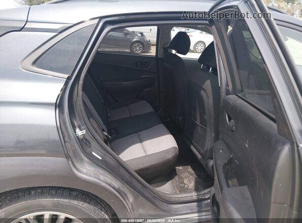 KM8K6CAA0MU736432 2021 HYUNDAI KONA Gray VIN կոդի պիտակի տեսք