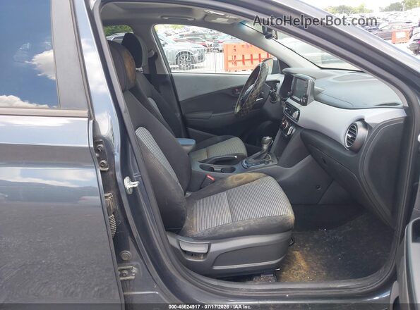 KM8K6CAA1KU352897 2019 HYUNDAI KONA Gray Vista interior delantera