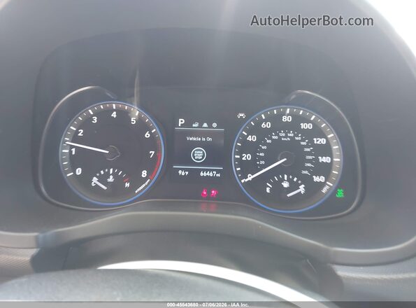KM8K6CAA2KU319746 2019 HYUNDAI KONA Red Հետևի նստատեղերի տեսք