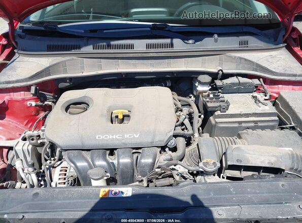KM8K6CAA2KU319746 2019 HYUNDAI KONA Red Հետևի տեսք