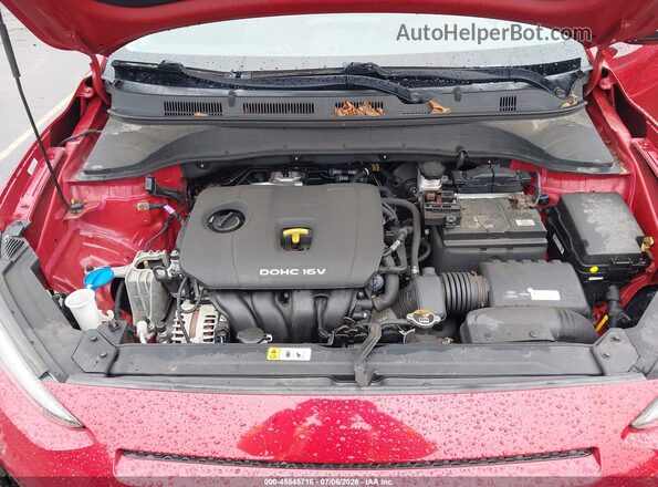 KM8K6CAA2LU503070 2020 HYUNDAI KONA Red Vista trasera