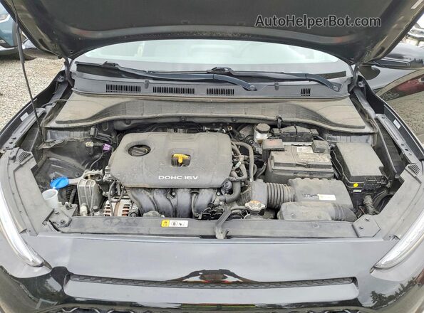 KM8K6CAA2MU674984 2021 HYUNDAI KONA Black Вид підкапотного простору