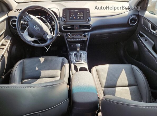 KM8K6CAA4LU529251 2020 HYUNDAI KONA Gray Dashboard view