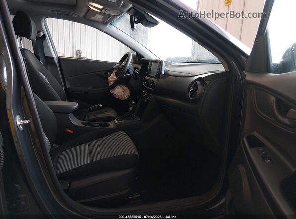 KM8K6CAA4MU736322 2021 HYUNDAI KONA Gray Vista interior delantera