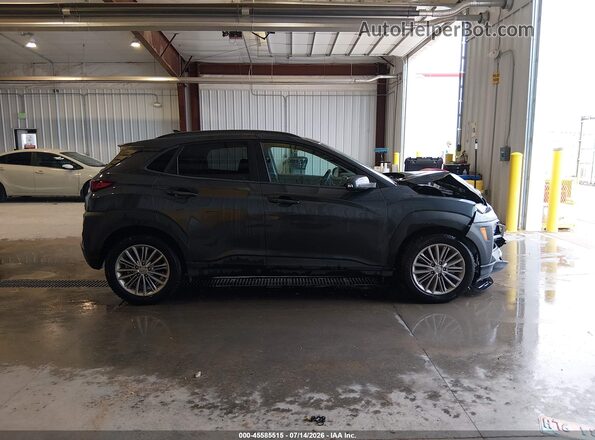 KM8K6CAA4MU736322 2021 HYUNDAI KONA Gray Vista interior trasera