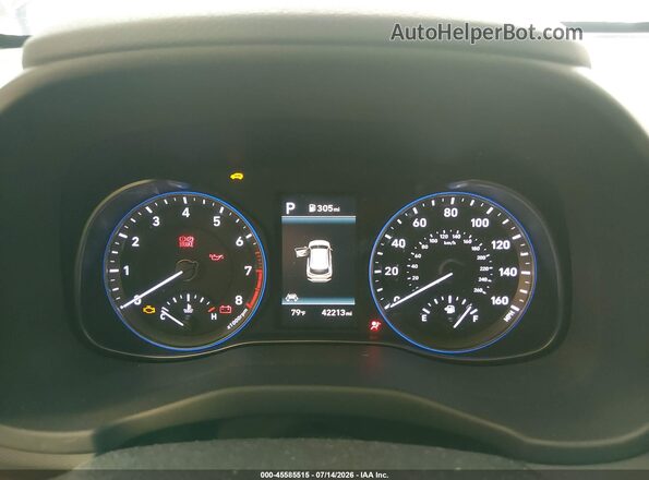 KM8K6CAA4MU736322 2021 HYUNDAI KONA Gray Vista de los asientos traseros