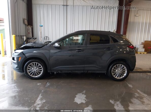 KM8K6CAA4MU736322 2021 HYUNDAI KONA Gray Vista interior de 360 grados