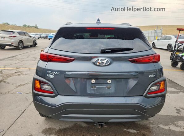 KM8K6CAA6LU419365 2020 HYUNDAI KONA Gray Вид ззаду