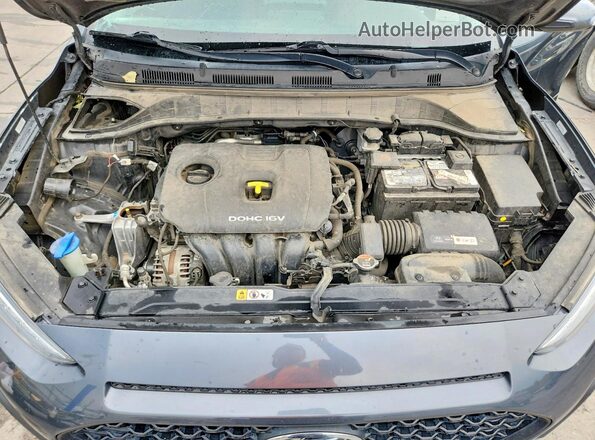 KM8K6CAA6LU419365 2020 HYUNDAI KONA Gray Вид підкапотного простору