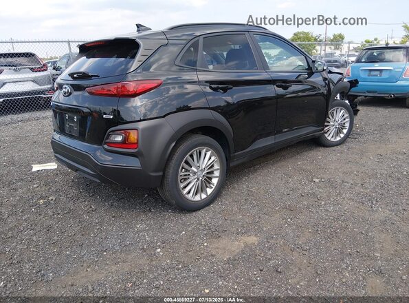 KM8K6CAA6MU678617 2021 HYUNDAI KONA Black უკანა მარჯვენა