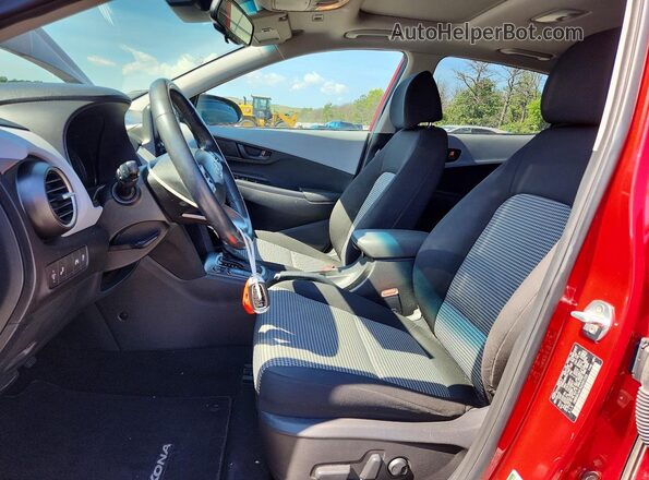 KM8K6CAA7KU391333 2019 HYUNDAI KONA Red Սալոնի դիմացի տեսք