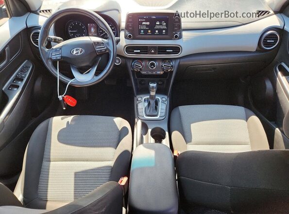 KM8K6CAA7KU391333 2019 HYUNDAI KONA Red Առջևի վահանակի տեսք