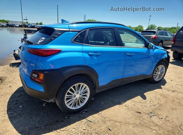 KM8K6CAA7LU482135 2020 HYUNDAI KONA Blue Задня права чверть