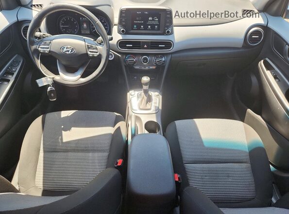 KM8K6CAA7LU482135 2020 HYUNDAI KONA Blue Вид панелі приладів
