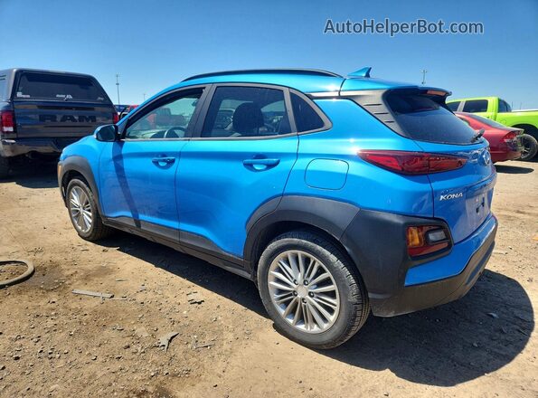 KM8K6CAA7LU482135 2020 HYUNDAI KONA Blue Задня ліва чверть