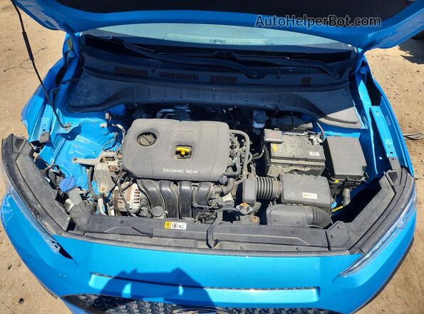KM8K6CAA7LU482135 2020 HYUNDAI KONA Blue Вид підкапотного простору