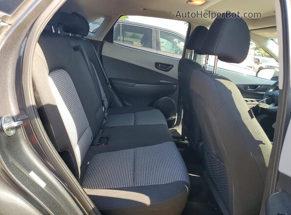 KM8K6CAA9KU336916 2019 HYUNDAI KONA Gray Вид задньої частини салону