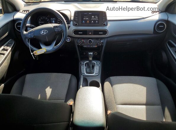 KM8K6CAA9KU336916 2019 HYUNDAI KONA Gray Вид панелі приладів