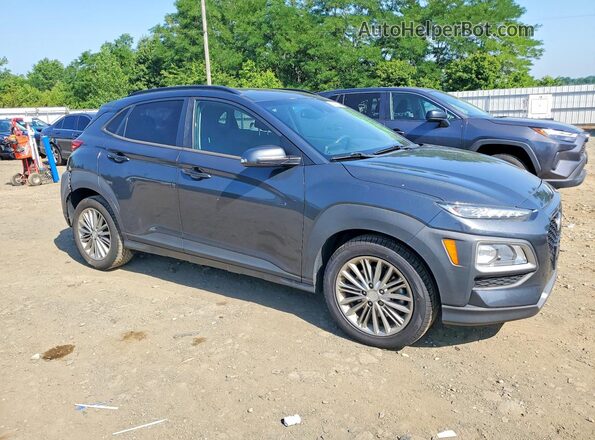 KM8K6CAA9KU336916 2019 HYUNDAI KONA Gray Передня права чверть
