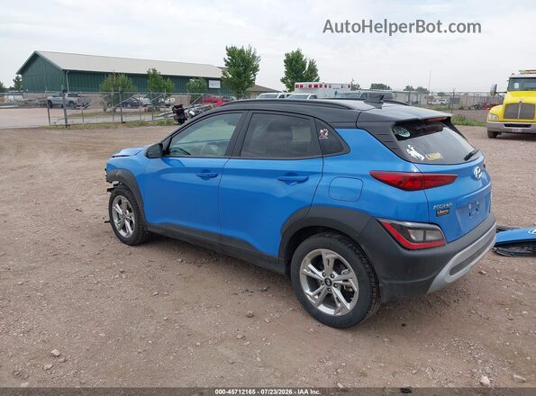 KM8K6CAB0NU880671 2022 HYUNDAI KONA Синий Задняя левая четверть