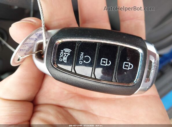 KM8K6CAB0NU880671 2022 HYUNDAI KONA Синий Вид панели приборов