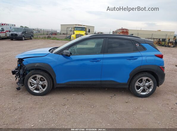 KM8K6CAB0NU880671 2022 HYUNDAI KONA Синий Панорамный вид салона 360°