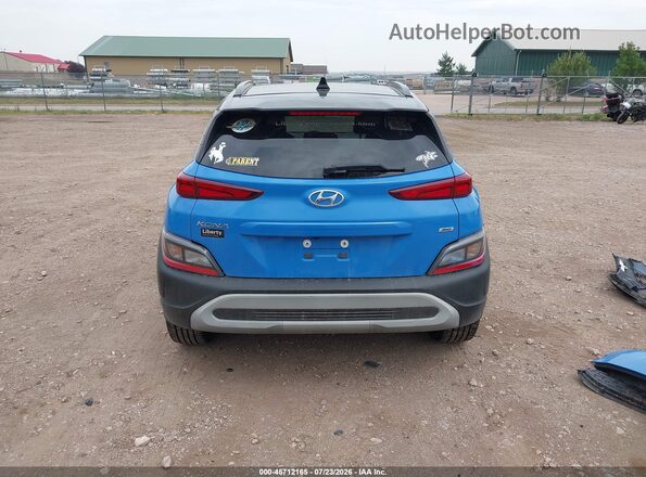 KM8K6CAB0NU880671 2022 HYUNDAI KONA Синий 
