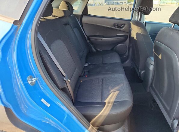 KM8K6CAB0NU894120 2022 HYUNDAI KONA Синий Вид задних сидений