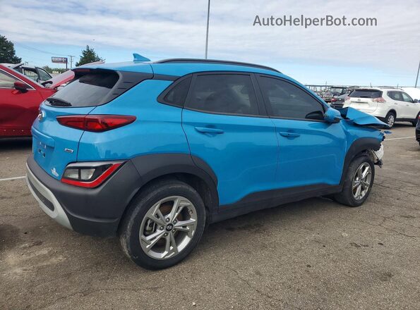 KM8K6CAB0PU982393 2023 HYUNDAI KONA Blue უკანა მარჯვენა