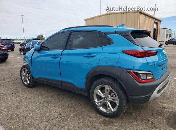 KM8K6CAB0PU982393 2023 HYUNDAI KONA Blue უკანა მარცხენა