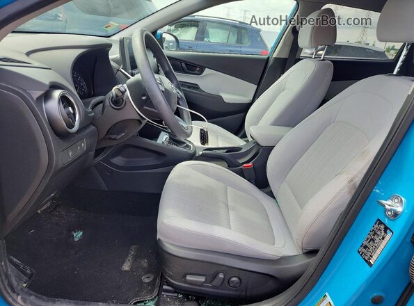 KM8K6CAB1PU982564 2023 HYUNDAI KONA Blue Vista interior delantera