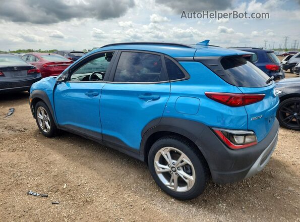 KM8K6CAB1PU982564 2023 HYUNDAI KONA Blue Trasero izquierdo