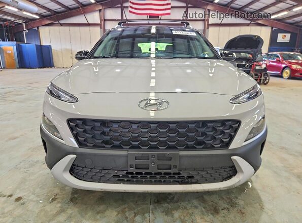 KM8K6CAB2NU762377 2022 HYUNDAI KONA Gray Դիմացի տեսք
