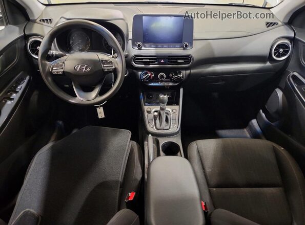 KM8K6CAB2NU762377 2022 HYUNDAI KONA Gray Առջևի վահանակի տեսք