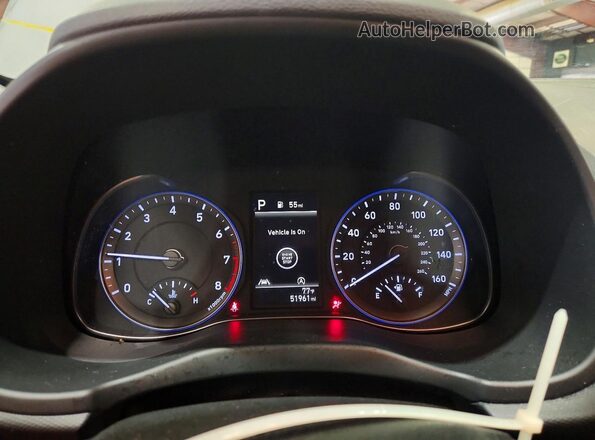 KM8K6CAB2NU762377 2022 HYUNDAI KONA Gray Սարքավորումների վահանակի տեսք