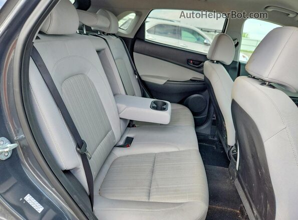 KM8K6CAB2PU996179 2023 HYUNDAI KONA Gray Rear interior view