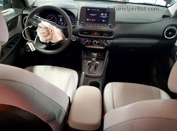 KM8K6CAB2PU997624 2023 HYUNDAI KONA Black Widok deski rozdzielczej