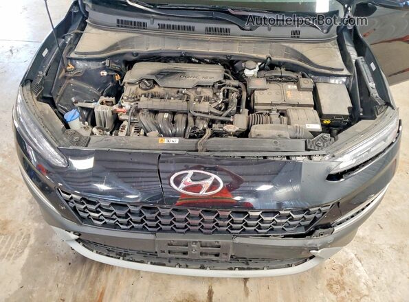 KM8K6CAB2PU997624 2023 HYUNDAI KONA Black Widok komory silnika
