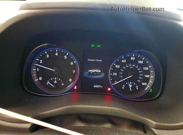 KM8K6CAB2PU997624 2023 HYUNDAI KONA Black Widok zestawu wskaźników