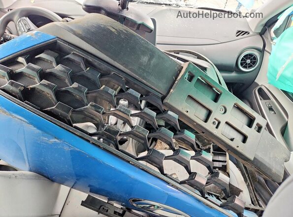 KM8K6CAB4NU841453 2022 HYUNDAI KONA Blue Vista del salpicadero