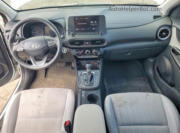 KM8K6CAB4PU022445 2023 HYUNDAI KONA White Widok deski rozdzielczej