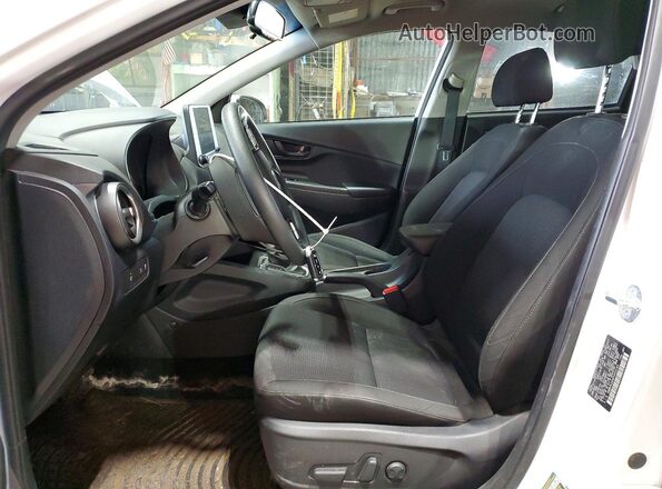 KM8K6CAB4PU053243 2023 HYUNDAI KONA White წინა სალონის ხედი