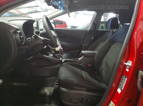 KM8K6CAB4PU956265 2023 HYUNDAI KONA Красный Вид салона спереди