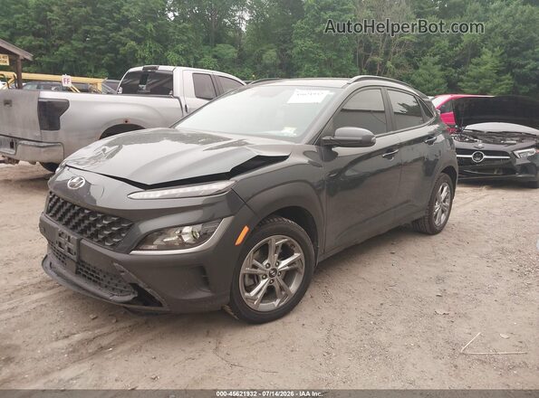 KM8K6CAB6NU818692 2022 HYUNDAI KONA Серый Передняя левая четверть