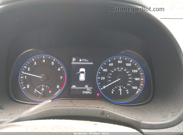 KM8K6CAB6NU818692 2022 HYUNDAI KONA Серый Вид задних сидений