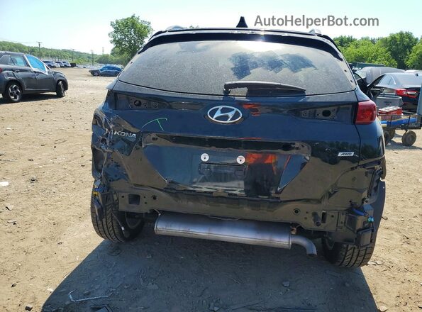 KM8K6CAB6PU964108 2023 HYUNDAI KONA Black Rear view
