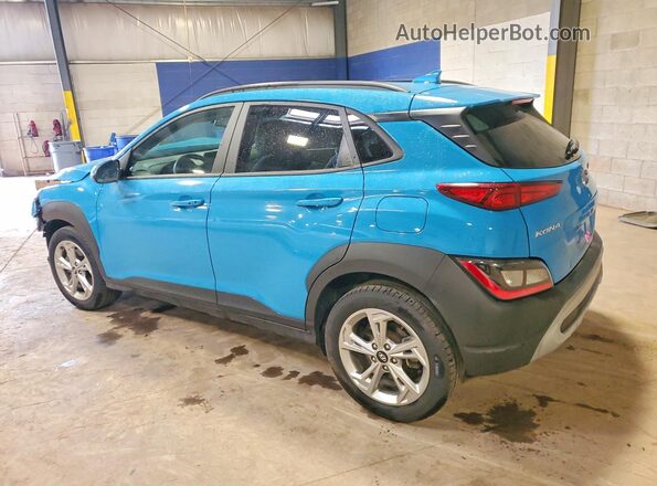 KM8K6CAB6PU977358 2023 HYUNDAI KONA Blue Задня ліва чверть